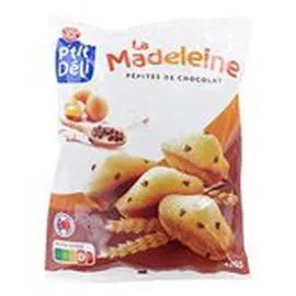 MARQUE REPÈRE, P'TIT DÉLI Madeleine coquille Pepite chocolat 400g