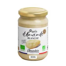 Purée d'amande blanche crue BIO (300g)