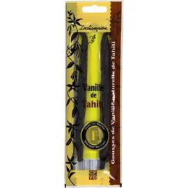 Gousses de vanille naturelle de Tahiti (2x3,5g)