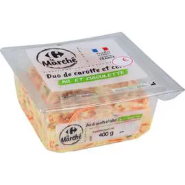 Duo carotte céleri râpés ail et ciboulette (400g)