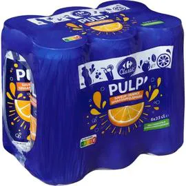 Boisson saveur orange (6x33cl)