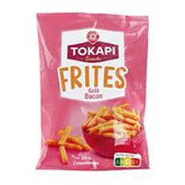 MARQUE REPÈRE, TOKAPI Soufflés Frites Bacon 80g