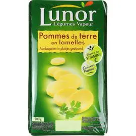 LUNOR Pommes de terre en lamelles 500g