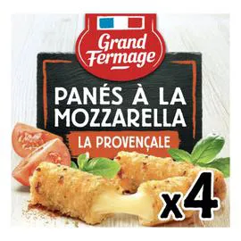 Panés à la mozzarella panure à la Provençale (100g)
