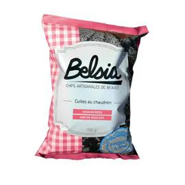 BELSIA Chips artisanale de Beauce à l'oignon rose 150g