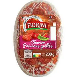 Pizza chorizo poivrons grillés (200g)