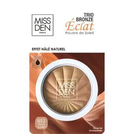 Poudre de soleil - Trio Bronze - Eclat - Peaux claires teint 652 (l'unité)
