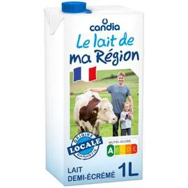 Lait demi-ecrémé Le lait de ma région Le Lait de ma Region (1l)