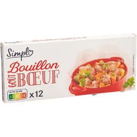 Bouillon goût boeuf SIMPL (120g)