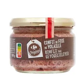 Confit de foie de volaille (180g)