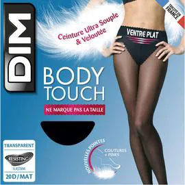 Collant Transparent Ventre Plat, Noir, 20D, Body Touch, T1 (l'unité)