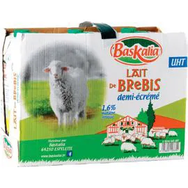 Lait Demi-Ecreme de Brebis UHT (6x1l)