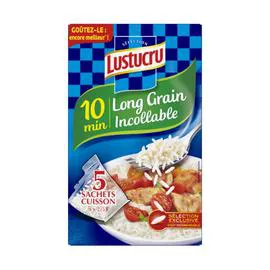 LUSTUCRU Riz long incollable 10min SELECTION 5x180g
