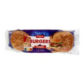 Pain hamburger x6 (330g)