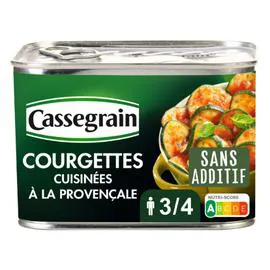 CASSEGRAIN Courgettes cuisinées à la provençale 660g