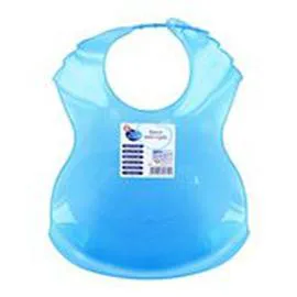 Bavoir plastique Bleu (l'unité)