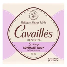 Savon Solide Visage Gommant Doux Riz Bio (70g)