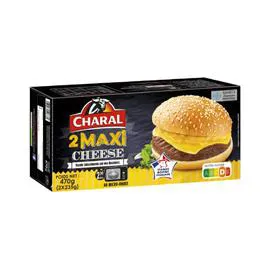 CHARAL Cheeseburger maxi cheese 2x235g