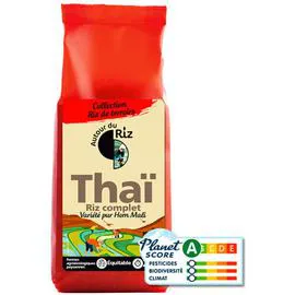 AUTOUR DU RIZ Riz Thaï Complet Sans Gluten Bio 500g