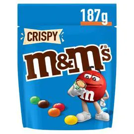 MARS, M&M'S Bonbons chocolat au lait et riz soufflé 187g