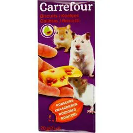 Alimentation pour animaux biscuits pour rongeurs (70g)