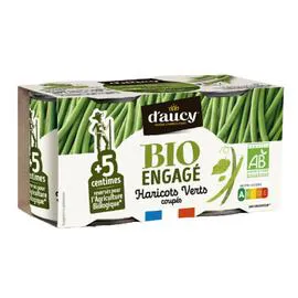 Haricot vert coupé Bio (2x110g)