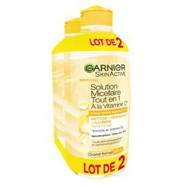 Eau micellaire Skinactive -Vitamine C (2x400ml)