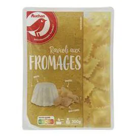 AUCHAN Ravioli aux fromages 300g