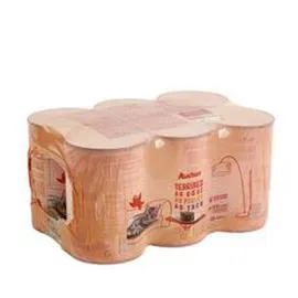 Terrine au boeuf, poulet ou thon pour chat (6x400g)