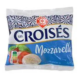MARQUE REPÈRE, LES CROISÉS Mozzarella 18% matière grasse 125g