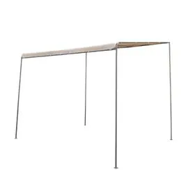 Pergola Adossée 3x2,5m Toile Beige Sable Azohia HYBA (l'unité)