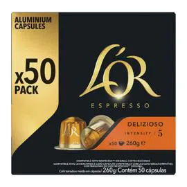 L'OR, ESPRESSO Café capsule delizioso intensité 5 260g