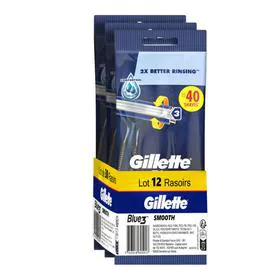 Rasoirs Blue 3 Jetable (x12)