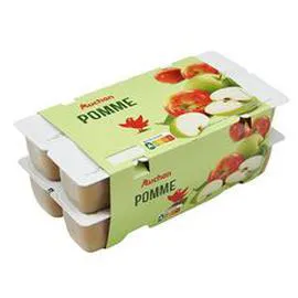Compote pomme allégé en sucre (16x100g)