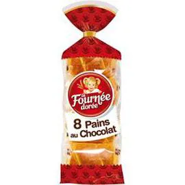 Pains au chocolat Fournée Dorée Beurre frais x8 (360g)