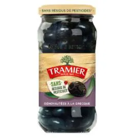 BORGES TRAMIER Tramier olives noires à la grecque dénoyautées 220g