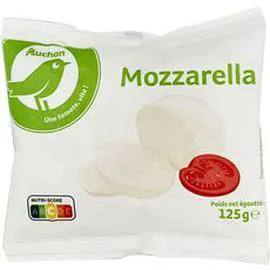 AUCHAN Mozzarella 125g