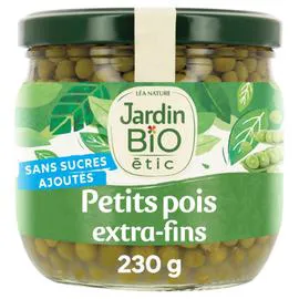 LÉA NATURE, JARDIN BIO ÉTIC Petits pois extra-fins Bio 230g