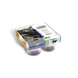 Yaourt myrtille Bio (4x125g)