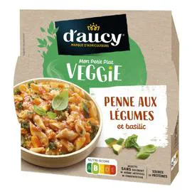 Plat Cuisiné penne aux légumes & basilic (300g)
