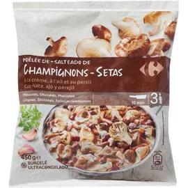 Légumes cuisinés champignons ail & persil (450g)
