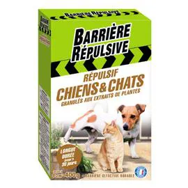 Répulsif chiens chats granulés prêts à l'emploi (200g)