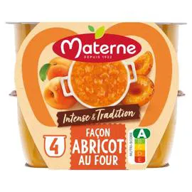 MATERNE Compotes abricot - Intense & Tradition 388g