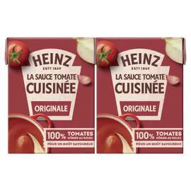 HEINZ Sauce tomate ail & oignon 2x210g