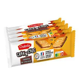 Biscuits tablette de chocolat Crak n' Choc (135g)