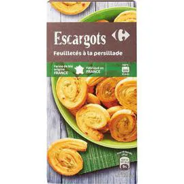 Biscuits apéritifs feuilletés persillage (80g)