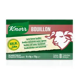Bouillon cube agneau Halal (72g)