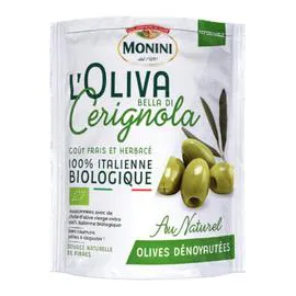 Olives vertes dénoyautées Bio (150g)