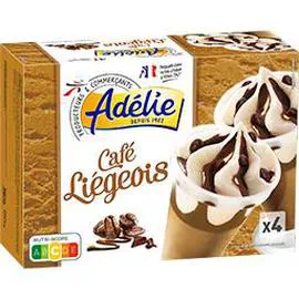 Glace café Liégeois (4x125ml)