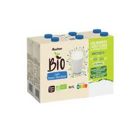 Lait demi-écrémé UHT (6x1l)